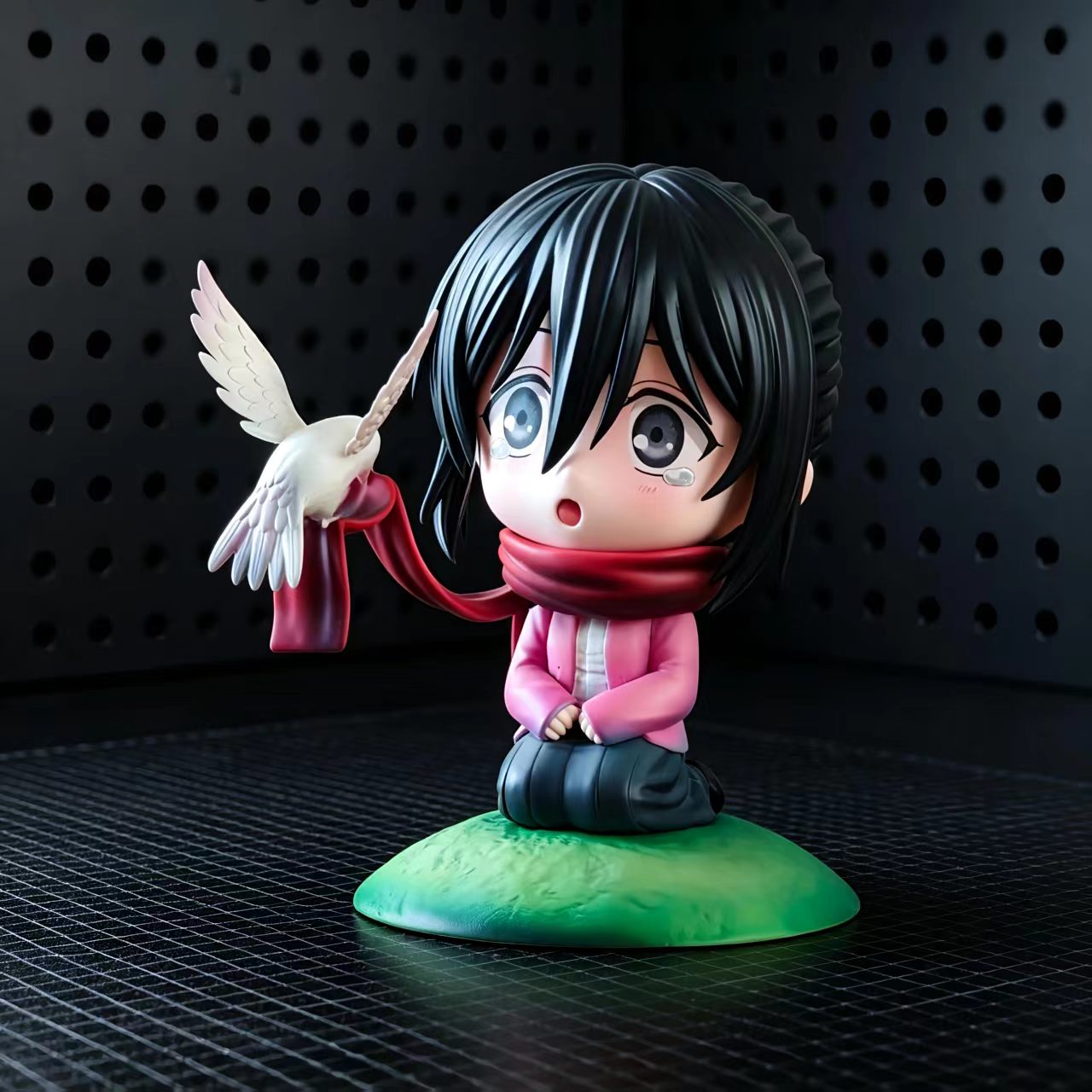 Popular Anime Merchandise - Figurin Model Anime Mikasa untuk Anak-anak,
