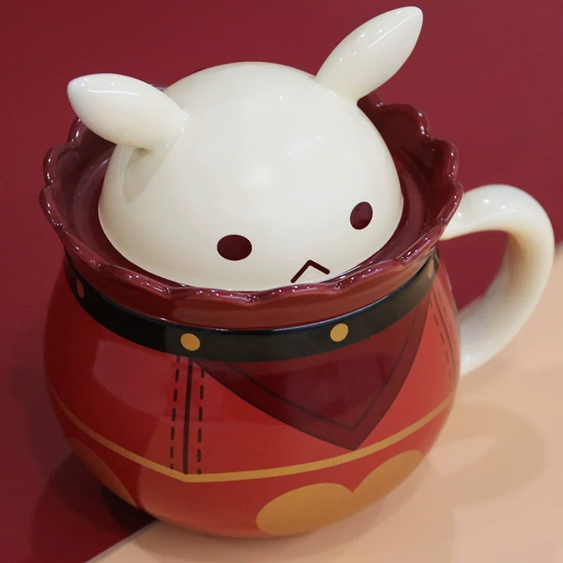 Anime Merchandise Mugs - “Produk Asli” Genshin Impact, Set Cangkir